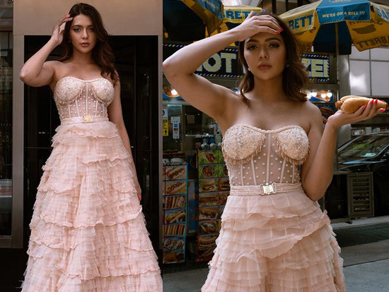 Posh Looks Of Ruhi Singh On New York Streets